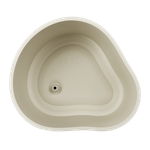 eden 25cm linen white